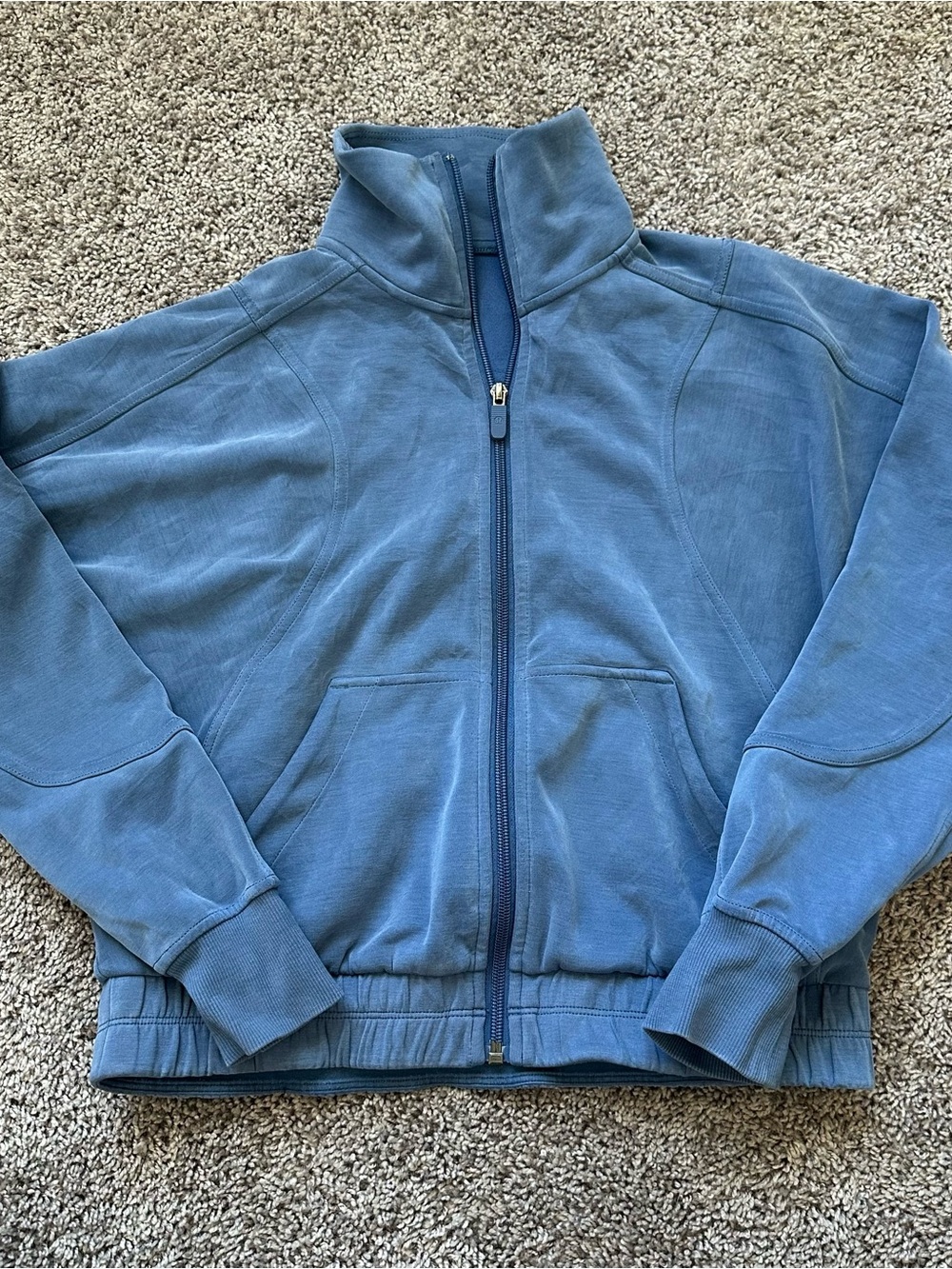 lululemon athletica Soft Streme Blue Full-Zip Women's Jacket
